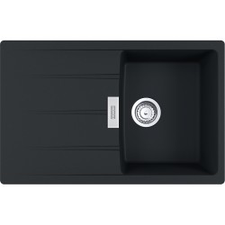 Virtuves izlietne FRANKE CENTRO 78x50 cm, CNG 611-78, melns matēts