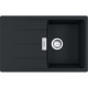 Virtuves izlietne FRANKE CENTRO 78x50 cm, CNG 611-78, melns matēts