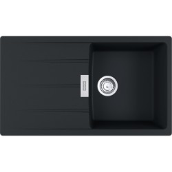 Virtuves izlietne FRANKE CENTRO 86x50 cm,CNG 611-86, melns matēts