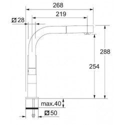 Virtuves izlietnes maisītājs FRANKE 020, 115.0016.322