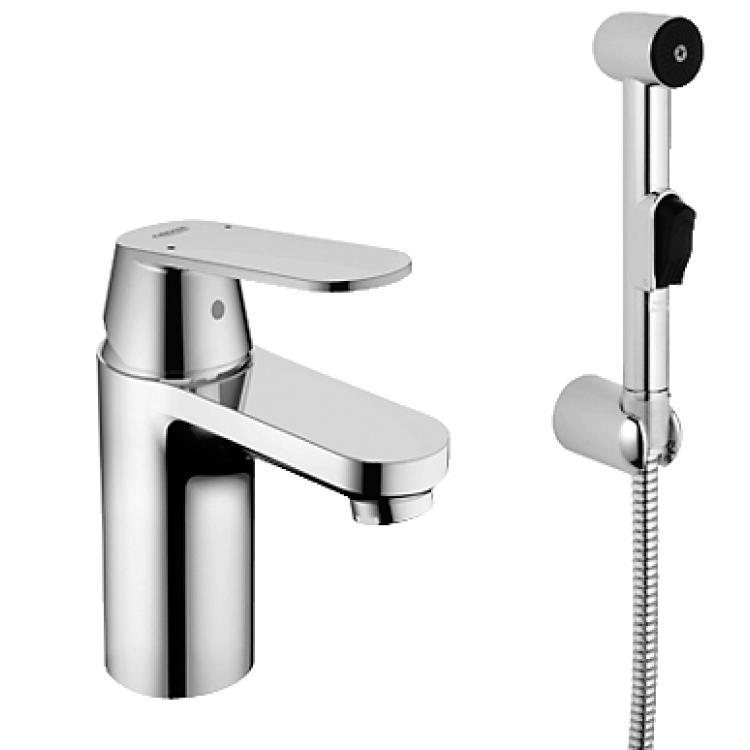 Izlietnes maisītājs ar bidetta rokas dušu Grohe Eurosmart Cosmo,23125 000