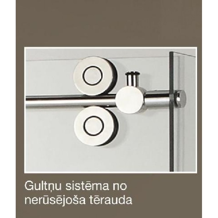 Dušas durvis bīdāmās Roth KID2 2000 mm