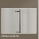 Dušas durvis bīdāmās Roth KID2 2000 mm