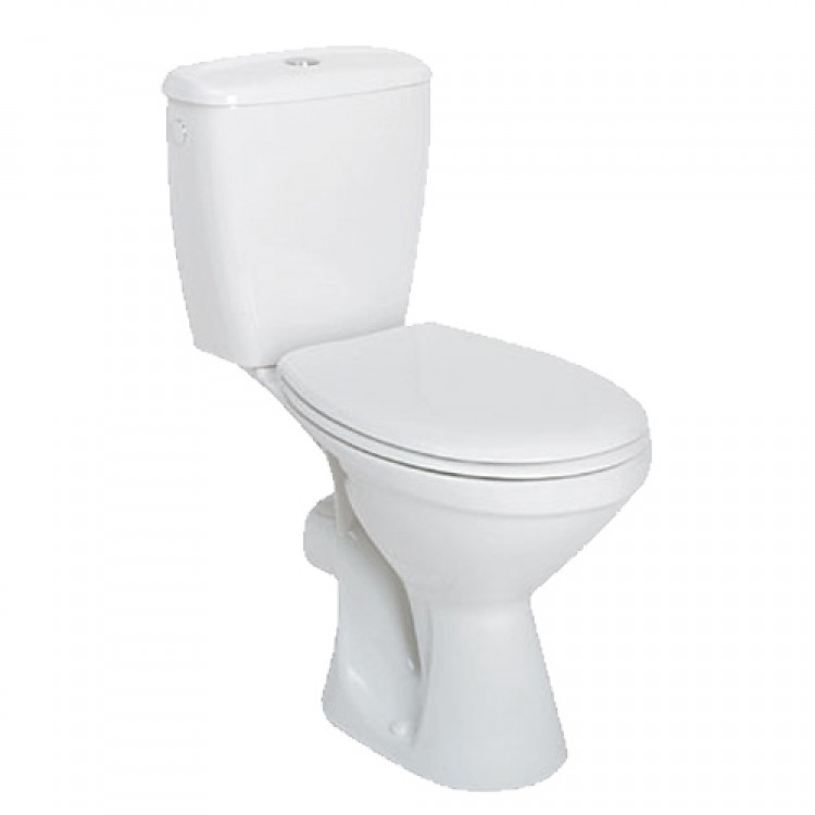 Tualetes pods KOLO IDOL ar horizontālu izvadu, mīksts vāks 19026