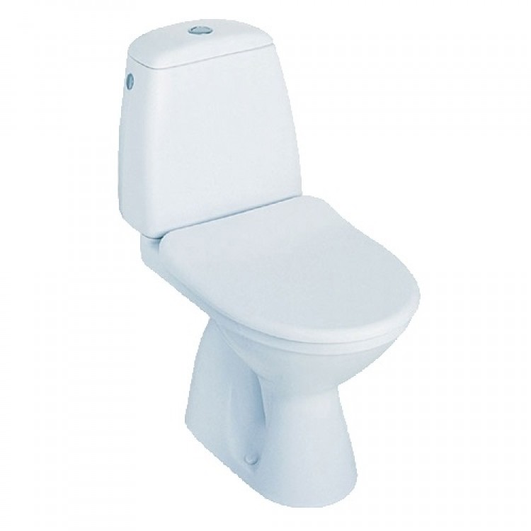 Tualetes pods KOLO SOLO ar vertikālu izvadu, ciets vāks 3/6L, 79219