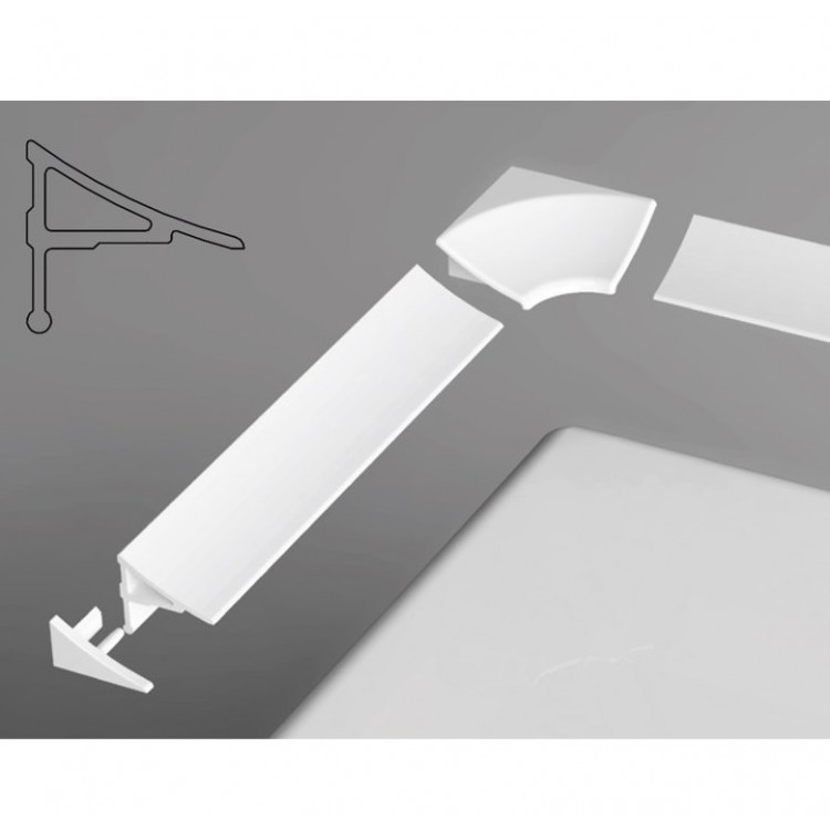 Apdares līste Ravak 11/2000, balta