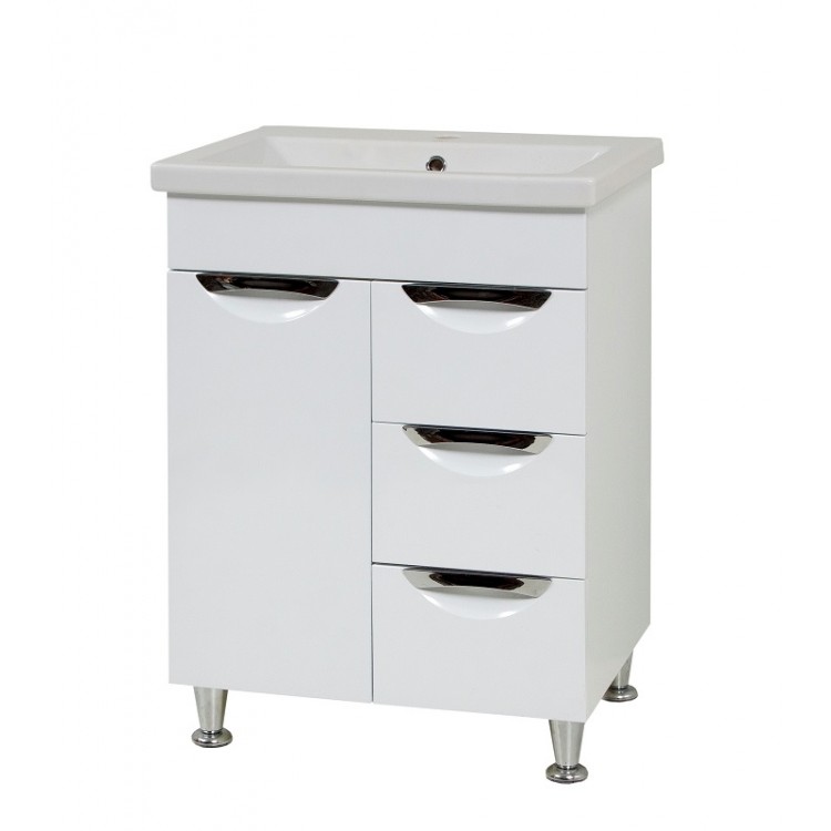 Vannas istabas skapītis ar izlietni SANSERVIS LAURA 60 cm, 48710