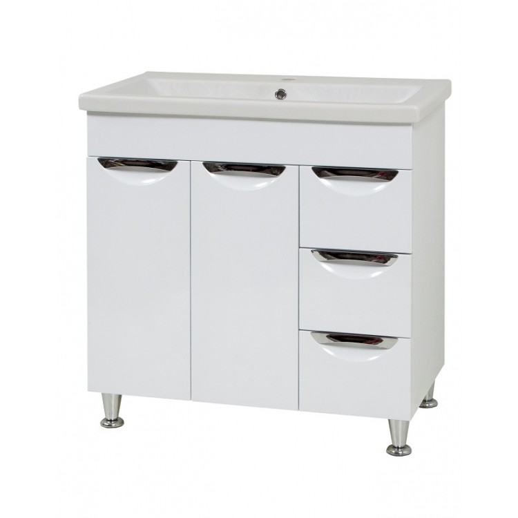 Vannas istabas skapītis ar izlietni SANSERVIS LAURA 80 cm, 48712