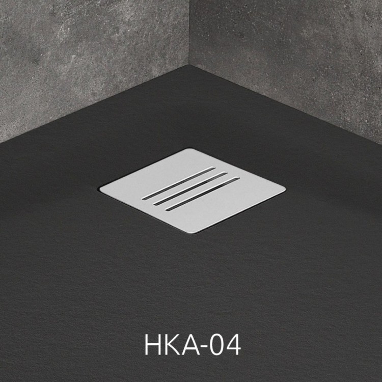 Dušas paliktnis pusapaļš Radaway KYNTOS A 100x100cm, melns