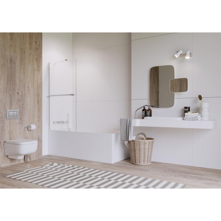 Vannas sieniņa Radaway IDEA PNJ ar dvieļu turētāju 50 cm