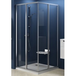 Dušas stūris taisnstūra RAVAK SRV2S 75+SRV2S 90, 75x90 cm, stikls