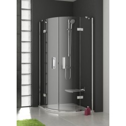 Dušas stūris pusapaļš RAVAK SMSKK4 90cm, stikls