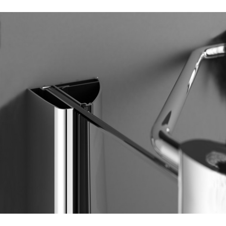 Dušas stūris pusapaļš RAVAK SMSKK4 90cm, stikls