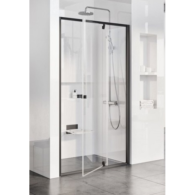 Dušas durvis RAVAK PIVOT PDOP2 110 cm, melns