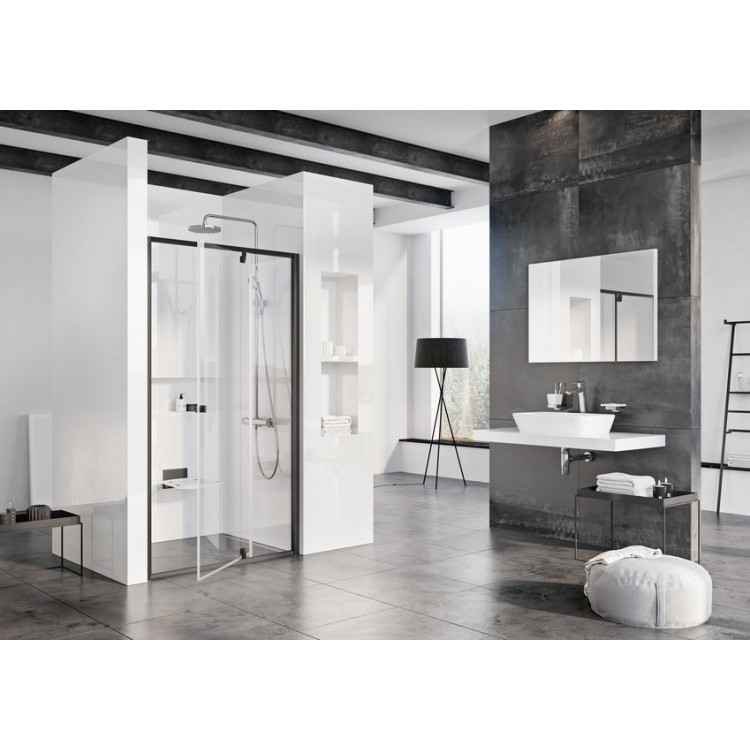 Dušas durvis RAVAK PIVOT PDOP2 100 cm, melns