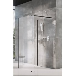 Dušas stūris taisnstūra RAVAK Walk In Corner 110/80x200cm black