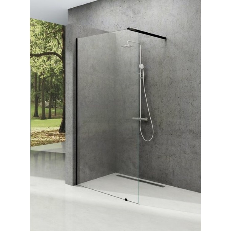 Dušas siena RAVAK Walk In Wall Black 150x200cm, GW9WP0300Z1
