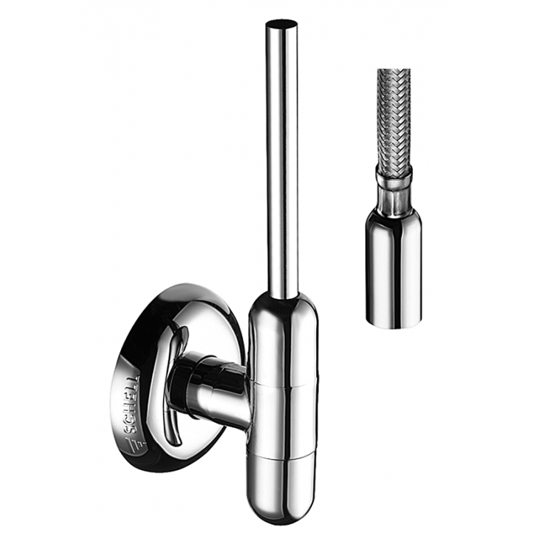 Stūra ventīlis SCHELL Rondo 1/2 x 3/8(10), hromēts 051520699