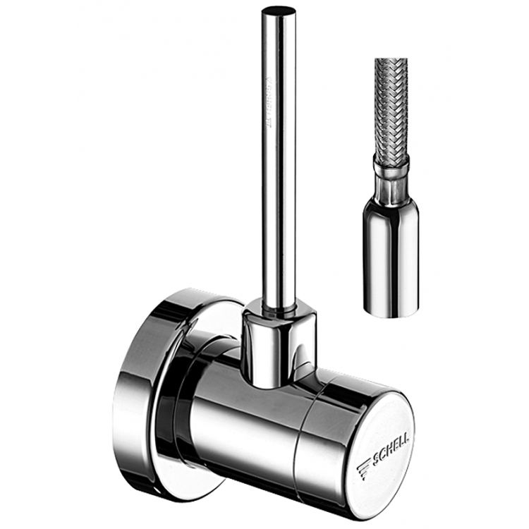 Stūra ventīlis SCHELL Classic 1/2 x 3/8(10), hromēts 0517320699