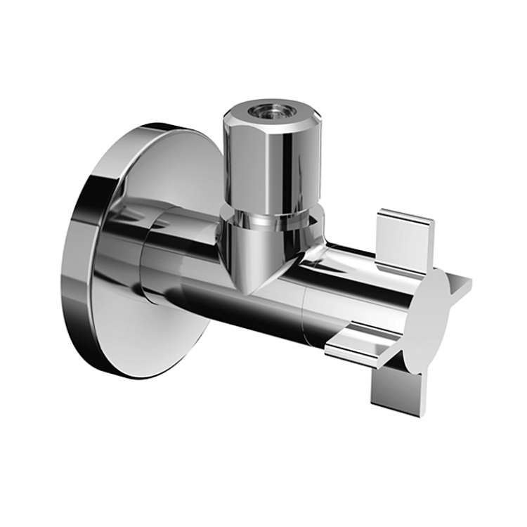 Stūra ventīlis SCHELL 4Wing 1/2 x 3/8(10), hromēts 053930699