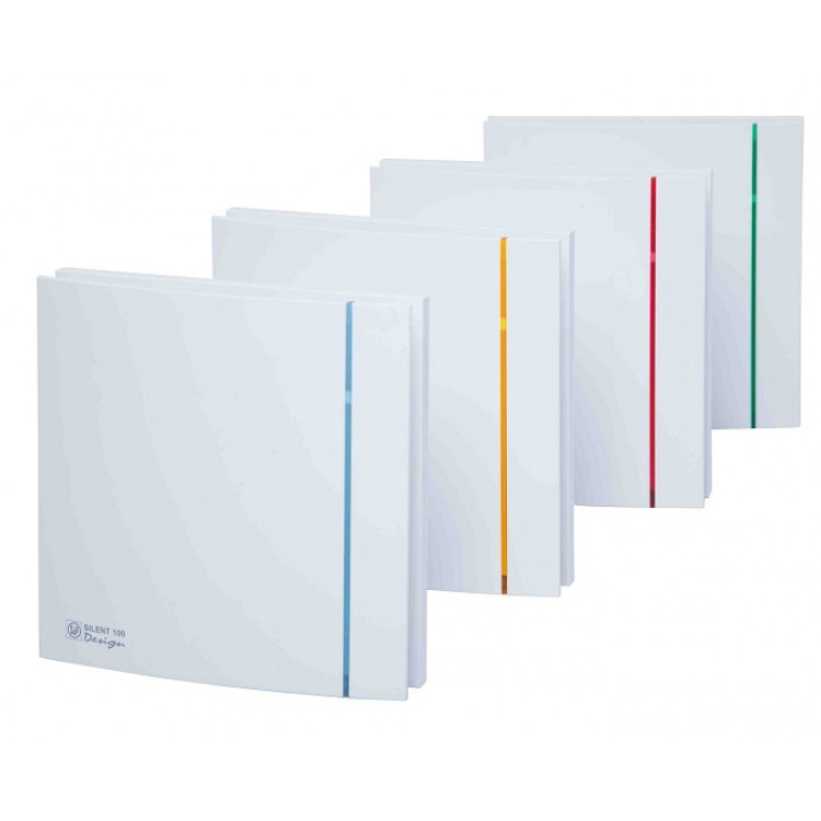 Sadzīves ventilators S&P Silent Design 200CZ, pretvārsts, silver