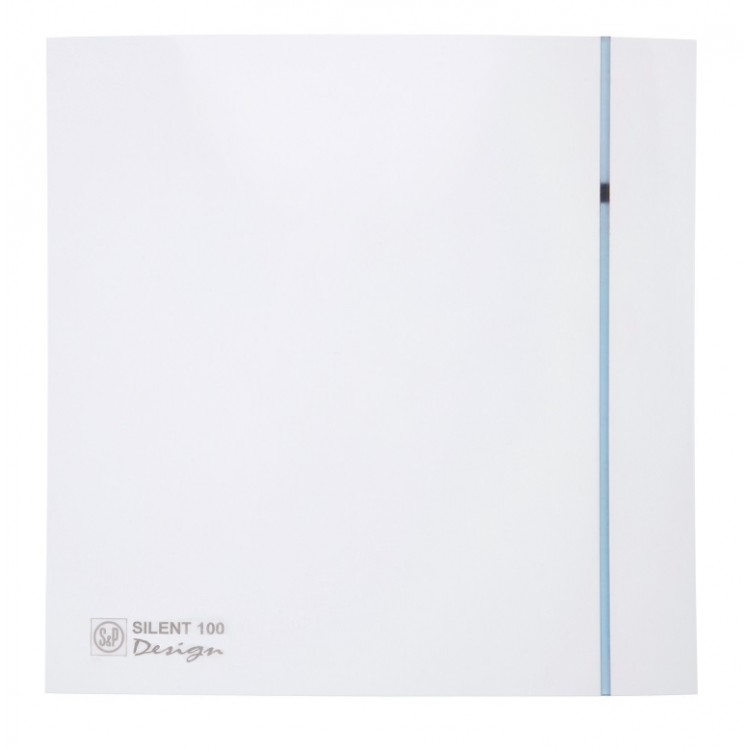 Sadzīves ventilators S&P Silent Design 100CZ, pretvārsts