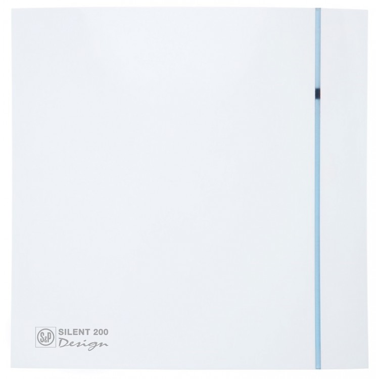 Sadzīves ventilators S&P Silent Design 200CZ, pretvārsts