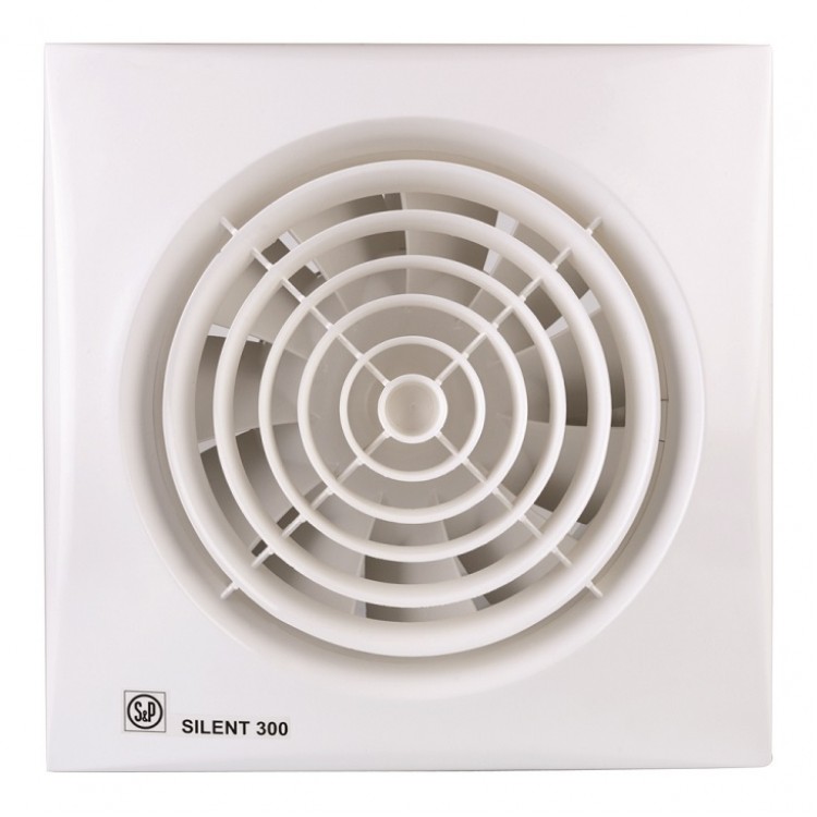 Sadzīves ventilators S&P Silent 300CZ, pretvārsts