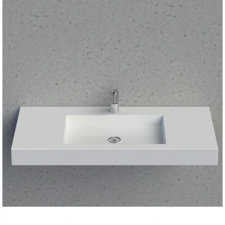 Vannas istabas izlietne Vispool F-1000 100x45 cm, balta