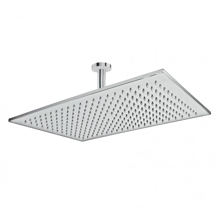 Dušas galva TRES Antilime ar turētāju 45x32 cm, hroms 29943203