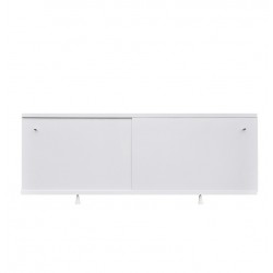 Vannas priekšējais panelis ar bīdāmām durvīm 150x53-56 cm, akrils