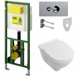 Komplekts VB O.NOVO+VIEGA rāmis ECO Plus+poga