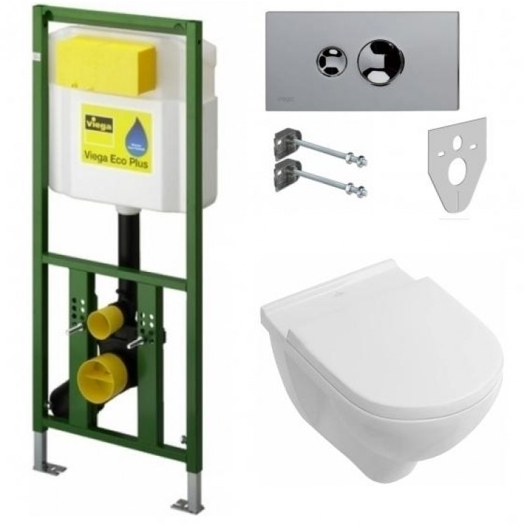 Komplekts VB O.NOVO+VIEGA rāmis ECO Plus+poga