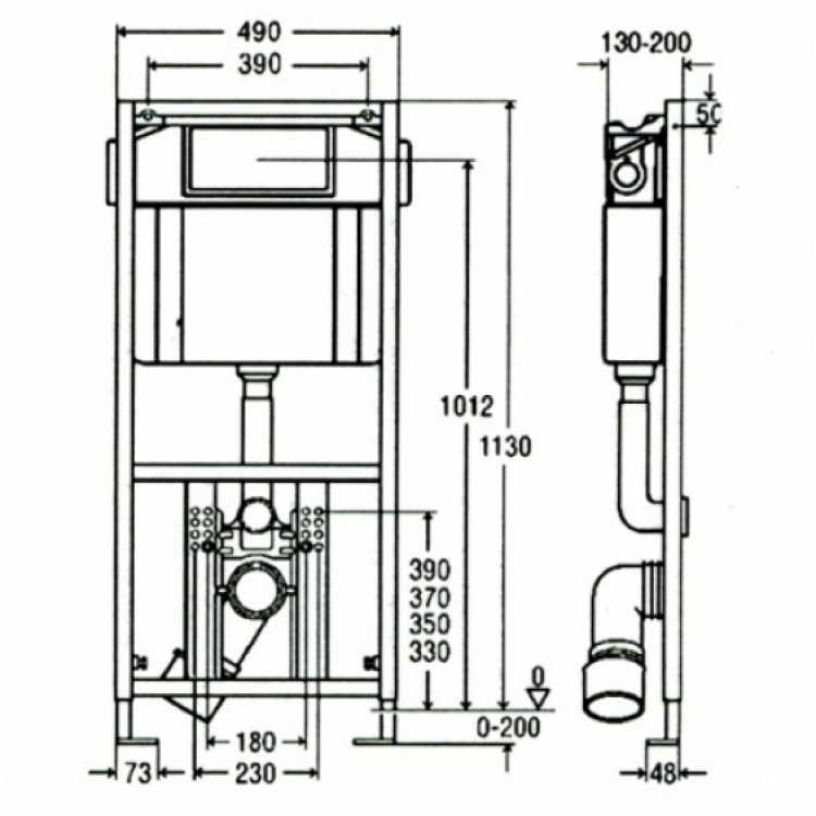 Komplekts VB O.NOVO+VIEGA rāmis ECO Plus+poga