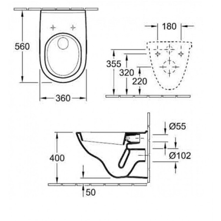 Komplekts VB O.NOVO+VIEGA rāmis ECO Plus+poga