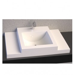 Vannas istabas izlietne Vispool Q-900 90x54 cm, balta