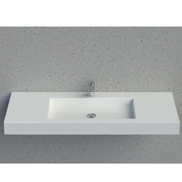 Vannas istabas izlietne Vispool F-1200 120x45 cm, balta