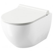 Tualetes pods piekaramais Ravak Uni Chrome RimOff, balts X01535