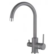 Virtuves izlietnes maisītājs dzeramajam ūdenim Helika Sabiaduo, granīta 2963-202