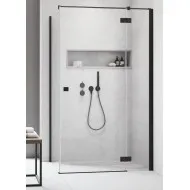 Dušas stūris kvadrātveida Radaway Essenza Black KDJ+S1 90x90 R