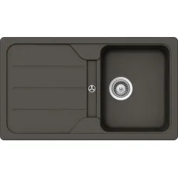 Virtuves izlietne Schock FORMHAUS D-100, 86x50cm Asphalt