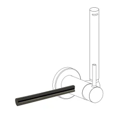 Dvieļu turētajs TRES 180mm, 03412401KM