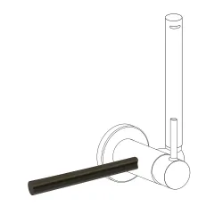 Dvieļu turētajs TRES 180mm, 03412401KMB