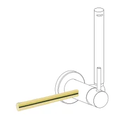 Dvieļu turētajs TRES 180mm, 03412401OR