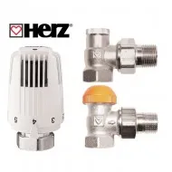 Termostata komplekts 1/2 Herz, leņķa V772401