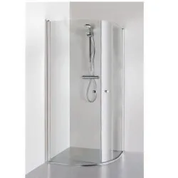 Dušas stūris pusapaļš Baltijos Brasta KATARINA 80x80cm