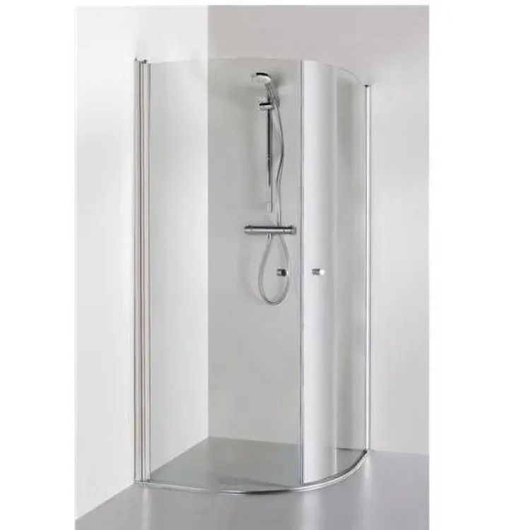 Dušas stūris pusapaļš Baltijos Brasta KATARINA 80x80cm