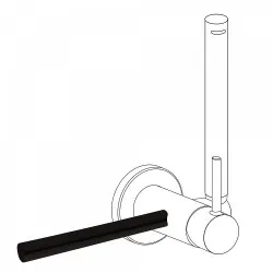 Dvieļu turētajs TRES 180mm, 03412401NM