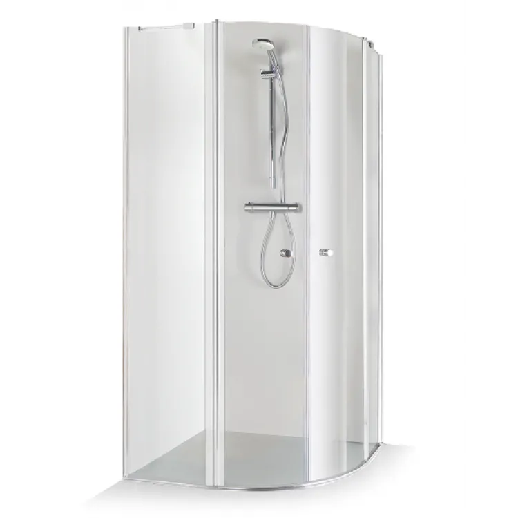 Dušas stūris pusapaļš Baltijos Brasta SONATA 90x90cm