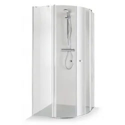 Dušas stūris pusapaļš Baltijos Brasta SONATA 100x100cm